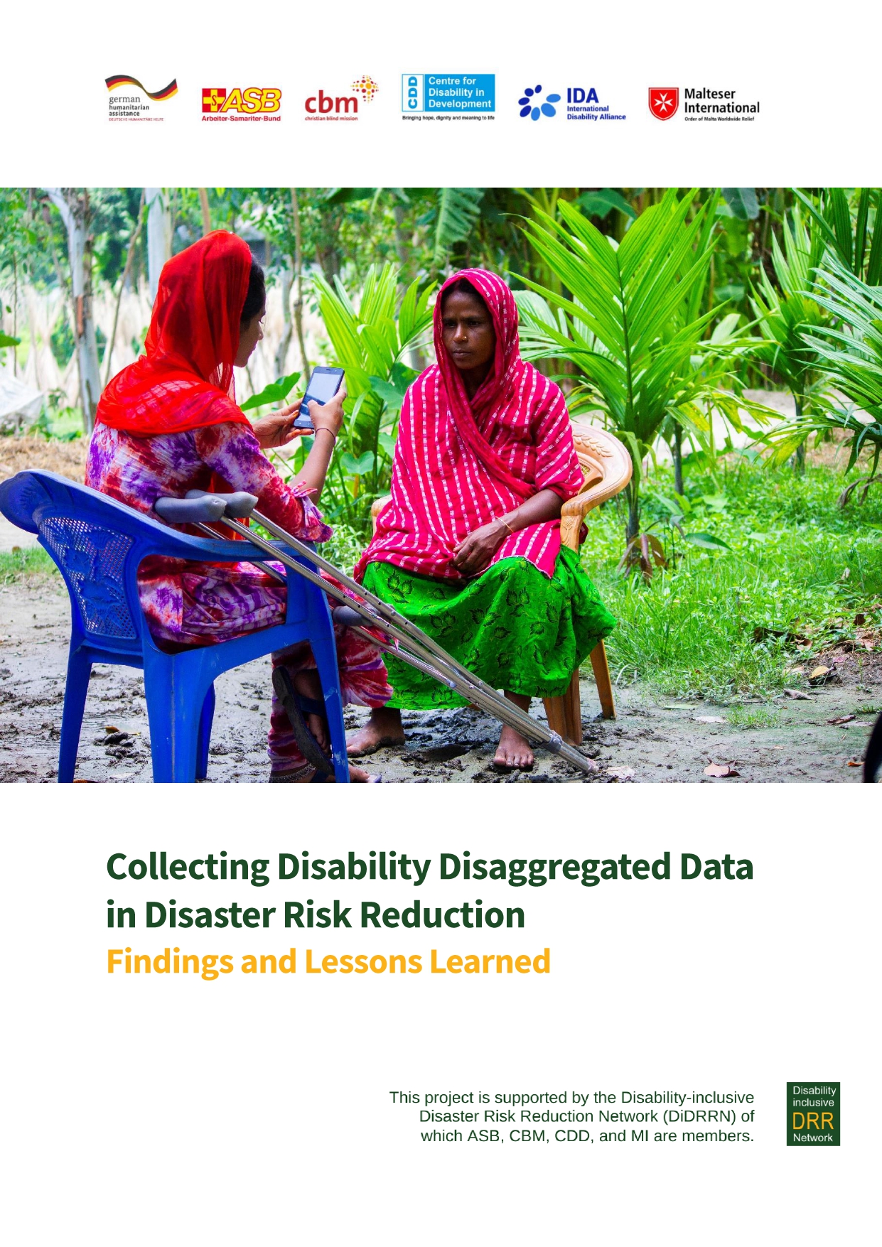 Cover Collecting Disability Disaggregated Data in Disaster Risk Reduction - Findings and Lessons Learned